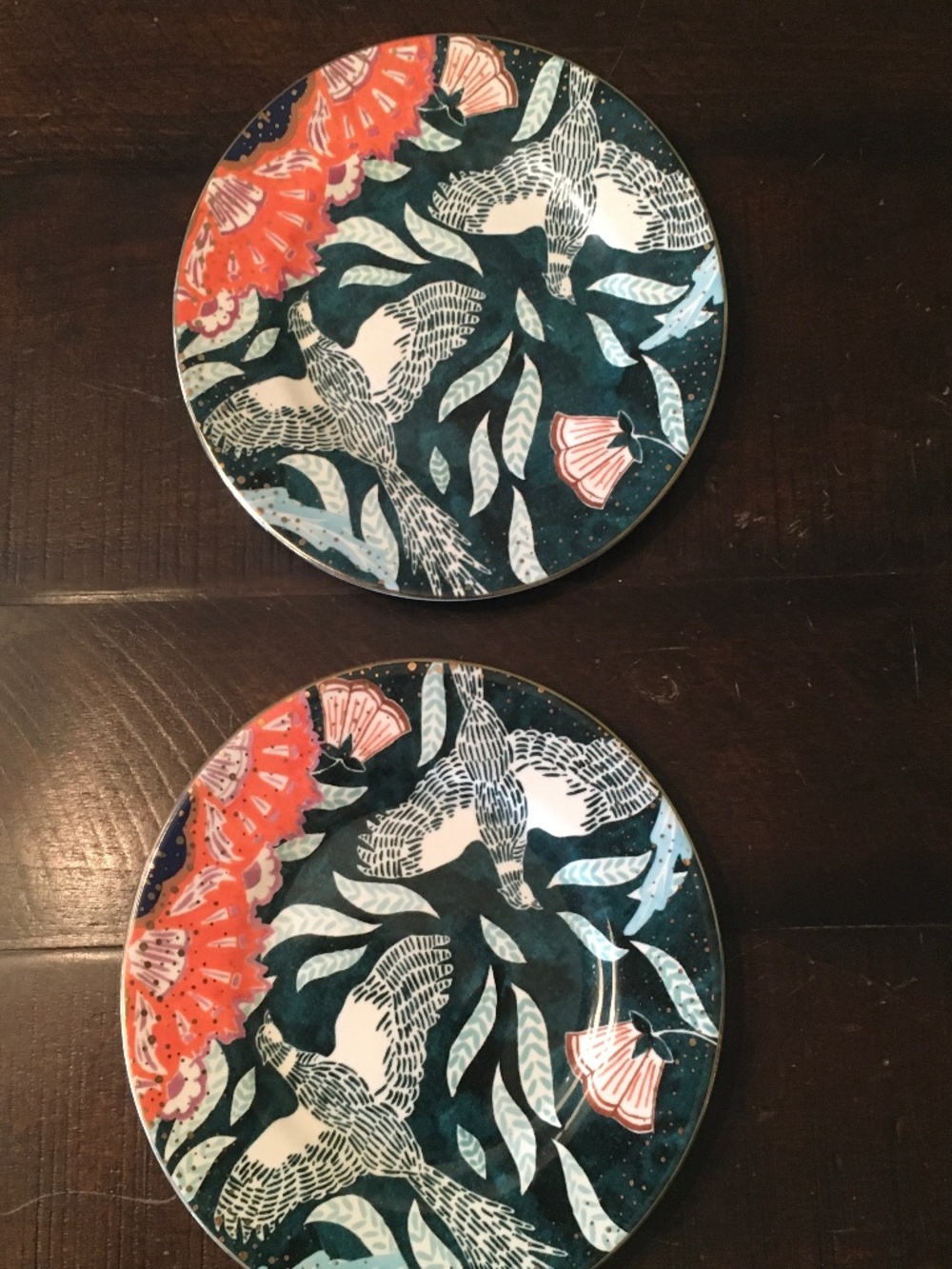 Anthropologie Decorative Plates